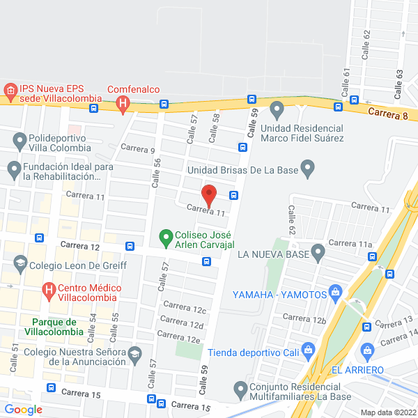 Map of Transporte John Freddy Morales Gallego