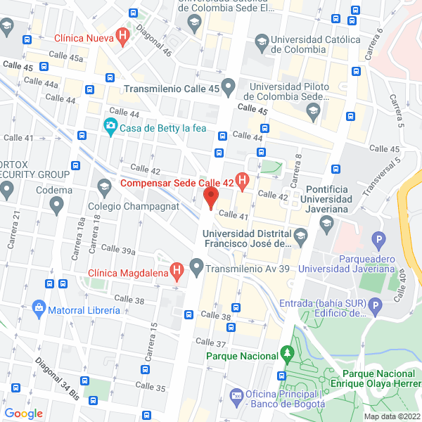 Map of Fumigaciones Ecológicas