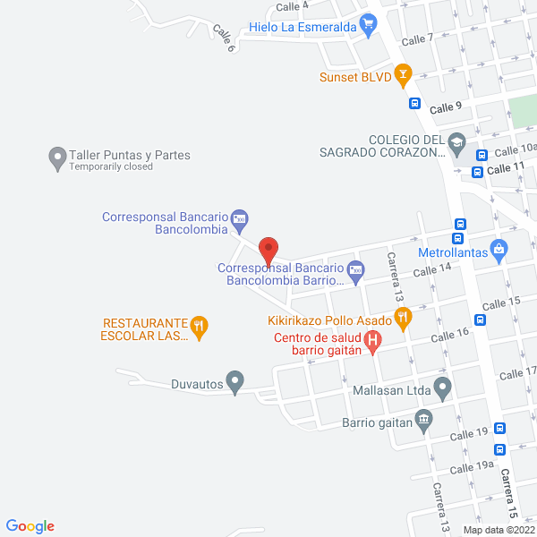 Map of Proasecon S.A.S.