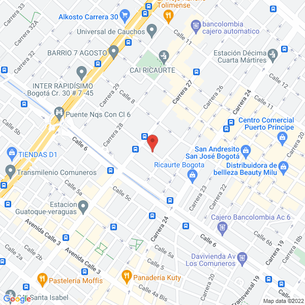 Map of Maquitécnicos S.A.S.