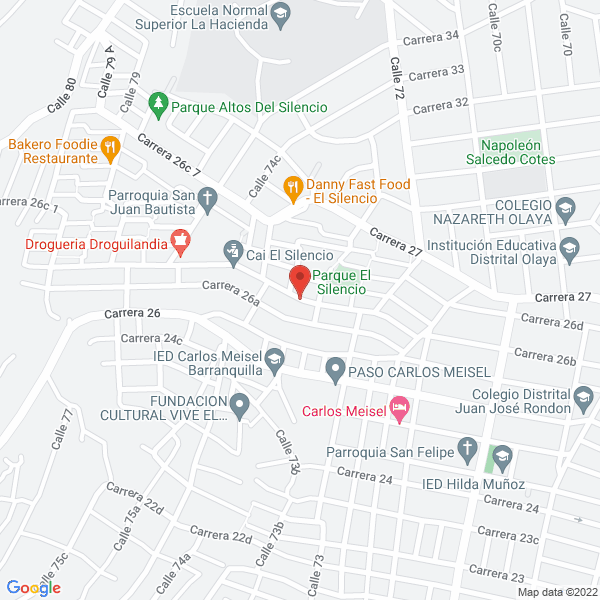 Map of Inducel Comunicaciones