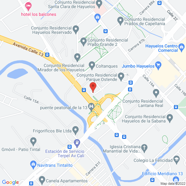 Map of Paque Regales