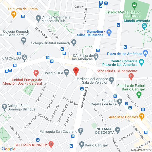 Map of Aditecc S.A.S