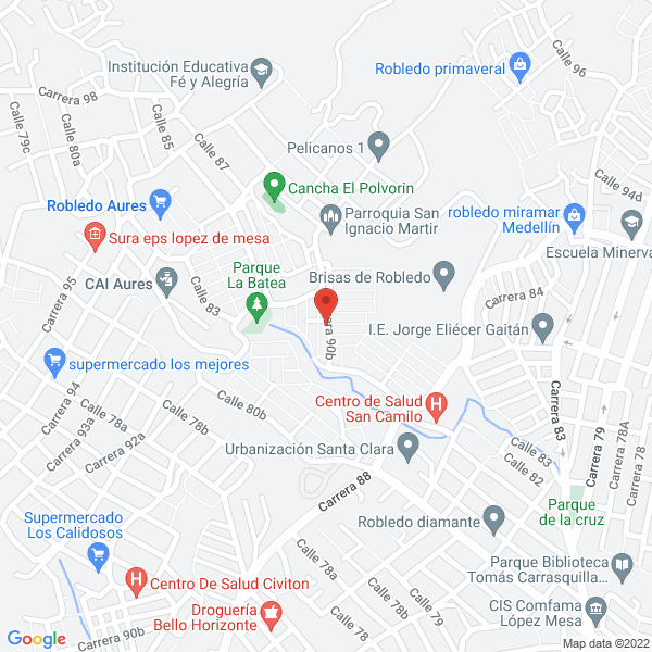 Map of Alimentos El Paisita S.A.S.