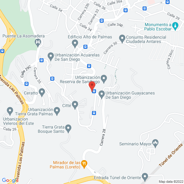 Map of Bbs Inversiones S.A.S.