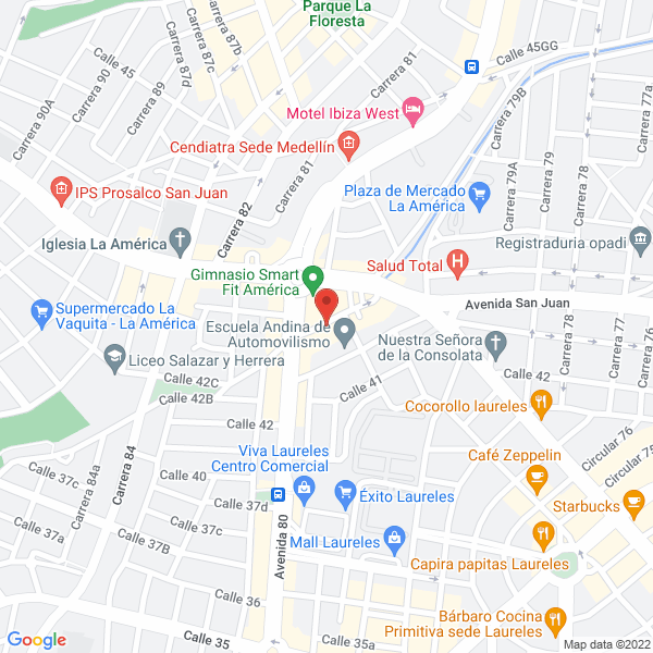 Map of Dynamize S.A.S.