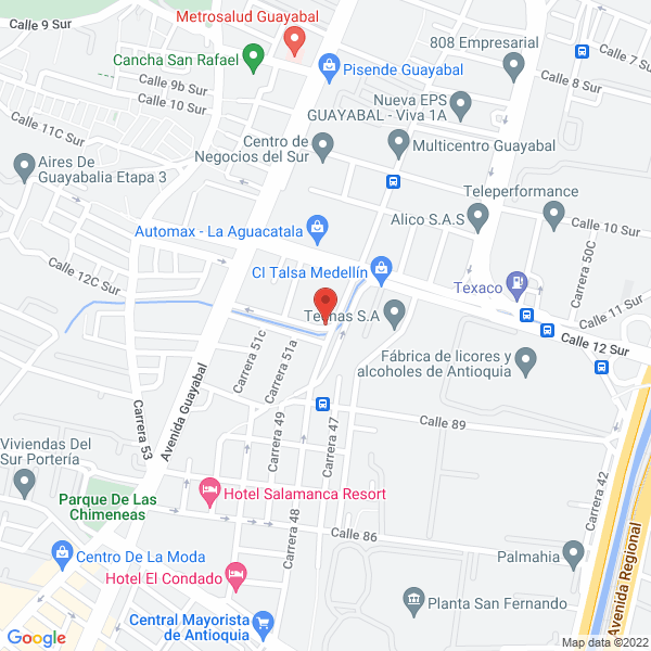 Map of Eclean Technologies S.A.S.