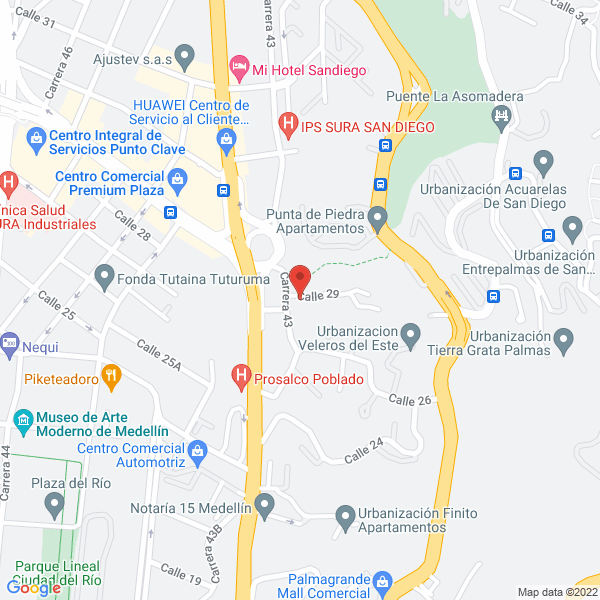 Map of Equippo S.A.S.
