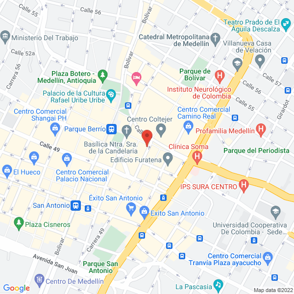 Map of García Y Rodríguez Acabados S.A.S.
