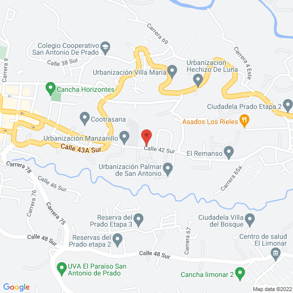 Map of Goshen S.A.S.
