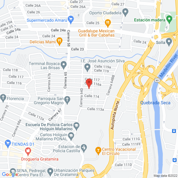 Map of Grupo Biointegral S.A.S.