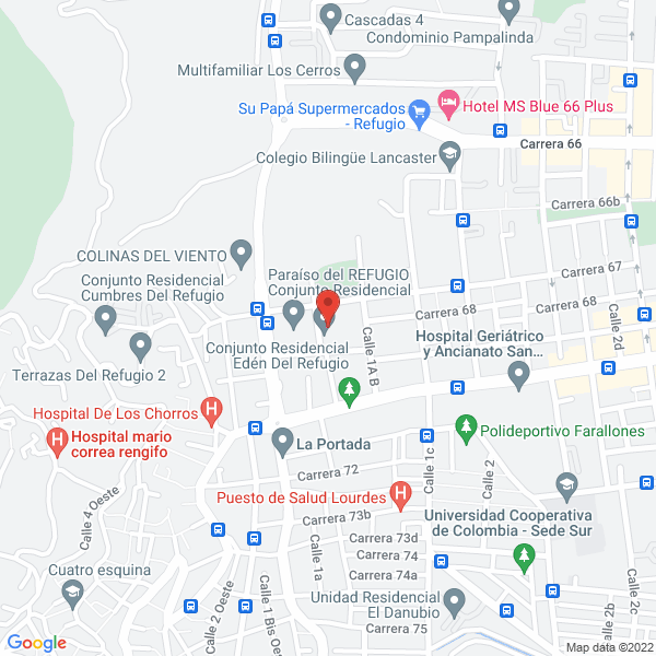 Map of Grupo Cahardi Corporate Advisory Experts Associate Consultants Projects Finance And Accounting Sas