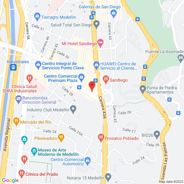 Map of Grupo Empresarial Clamayajuey S.A.S.