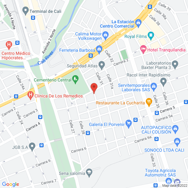 Map of Grupo Massa S.A.S.