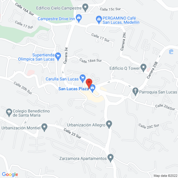 Map of Mas Fit V. S.A.S.