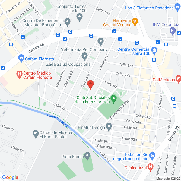 Map of Más Lights Sas