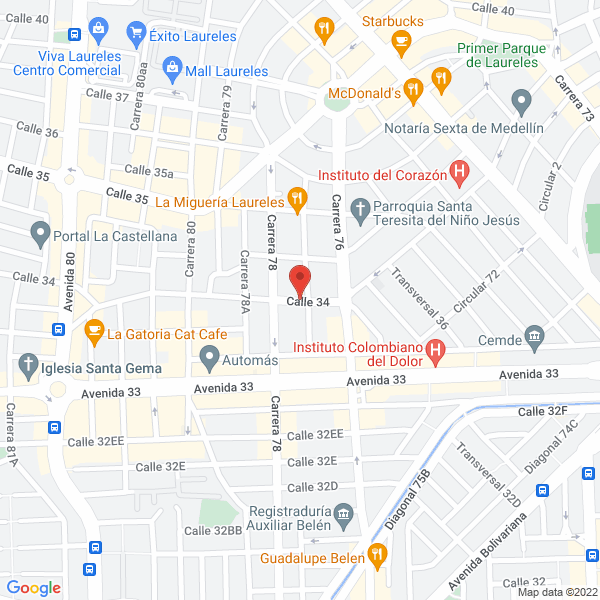 Map of Mi Group Limited Sas