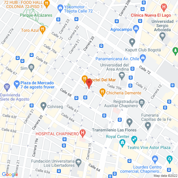 Map of Oritech