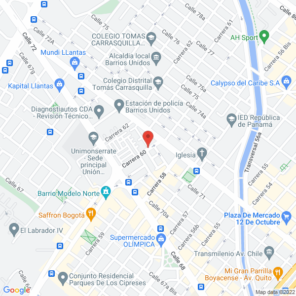 Map of Fisyquímica Ltda.