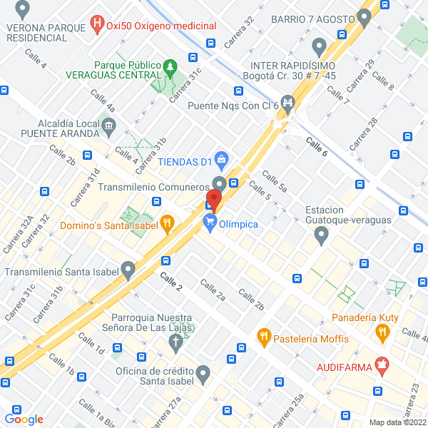 Map of Lujos Y Autopartes