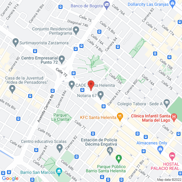 Map of Drogas La Clarita