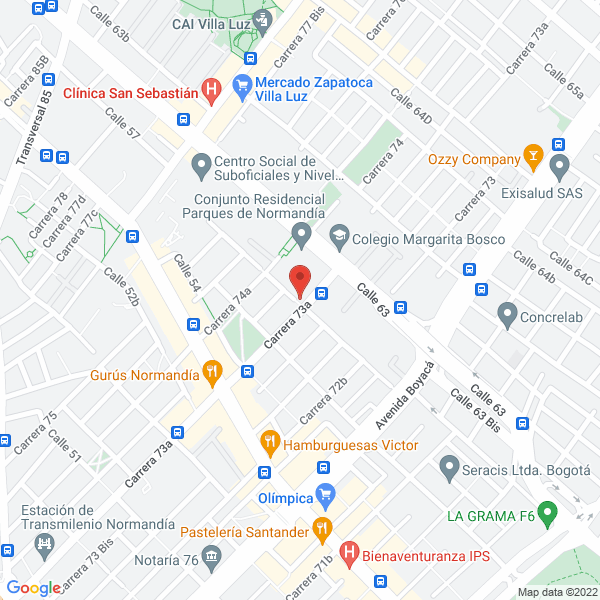 Map of Fundación Comunidad Asamblea Santa