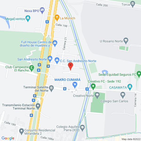 Map of Gomas Técnicas Ltda.