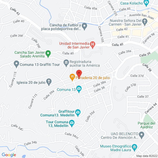 Map of Acabados Y Aseos Medellín S.A.S.