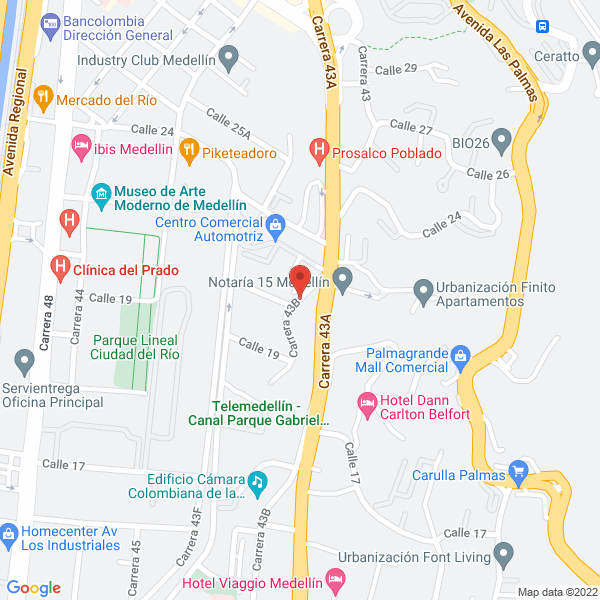 Map of Aplicaciones Globales Sas
