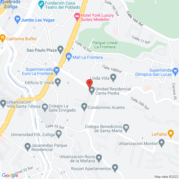 Map of Hezkat Asesorías S.A.S
