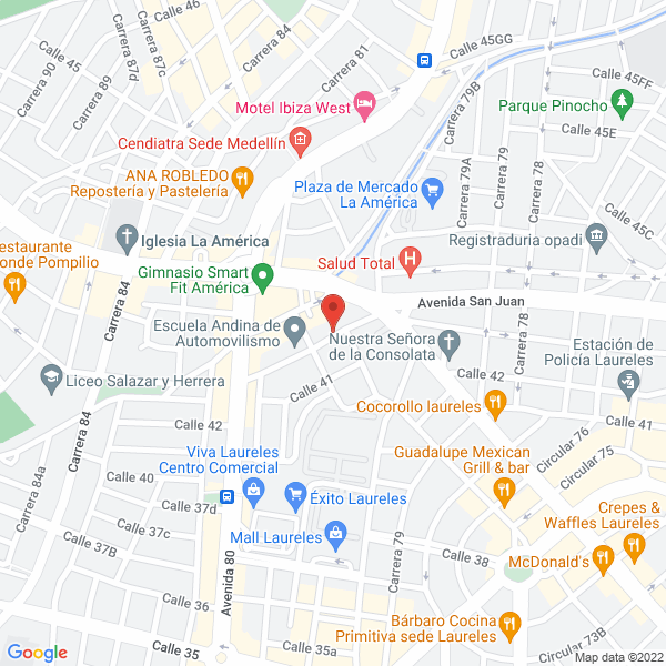 Map of In-Plaza S.A.S
