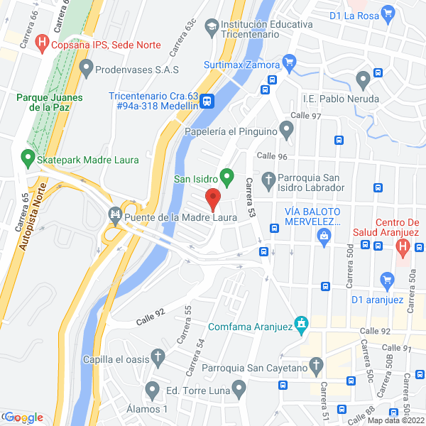 Map of Instalación, Modernización De Ascensores, Escaleras Eléctricas Y Obra Civil S.A.S.