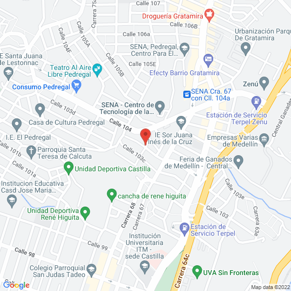 Map of J Y M Londoño S.A.S.