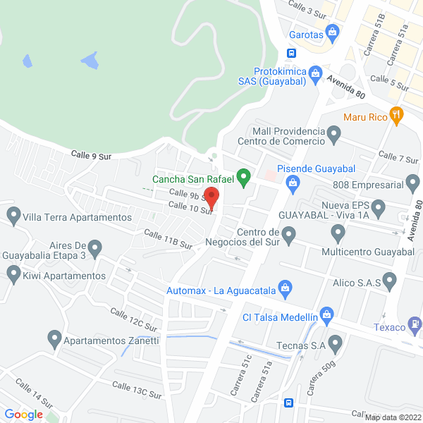 Map of Team Cloud S.A.S
