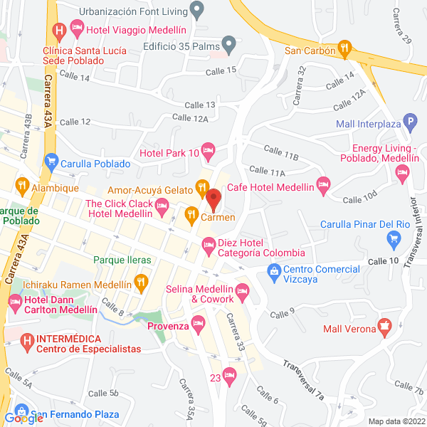 Map of Tres Montañas S.A.S