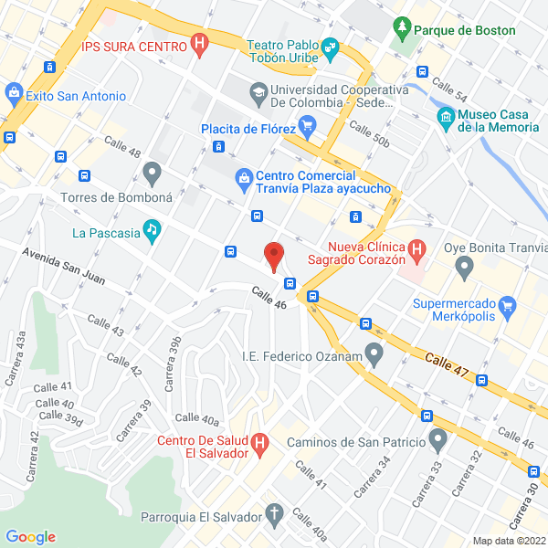 Map of Sastrería J.G.
