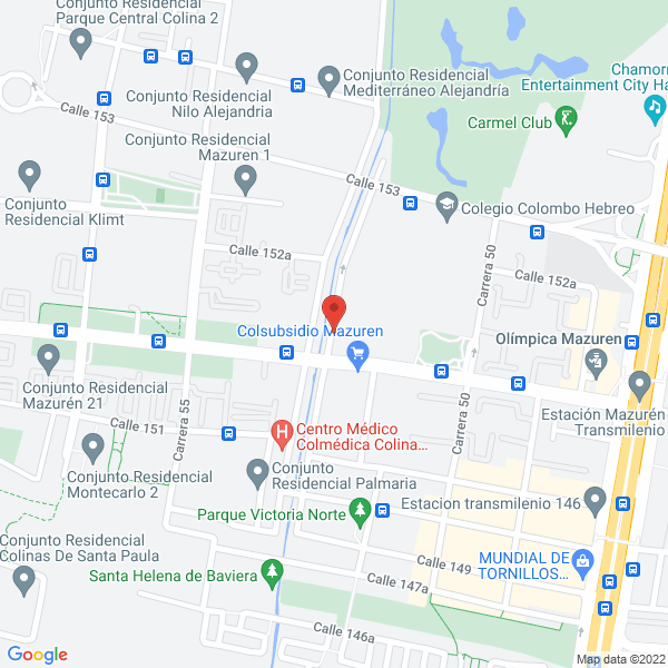 Map of Comercializadora Y Distribuidora De Productos Y Servicios Soul S.A.S.