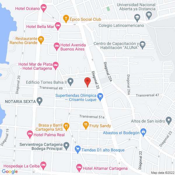Map of Almacén Super Motos S.A.