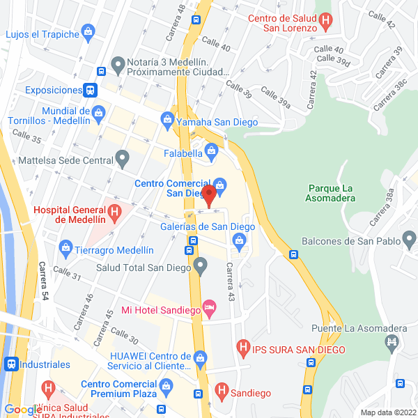 Map of Mario Hernández Medellín
