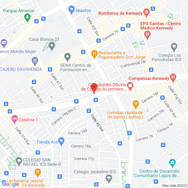 Map of El Sinai Ferreteria Y Cacharreria