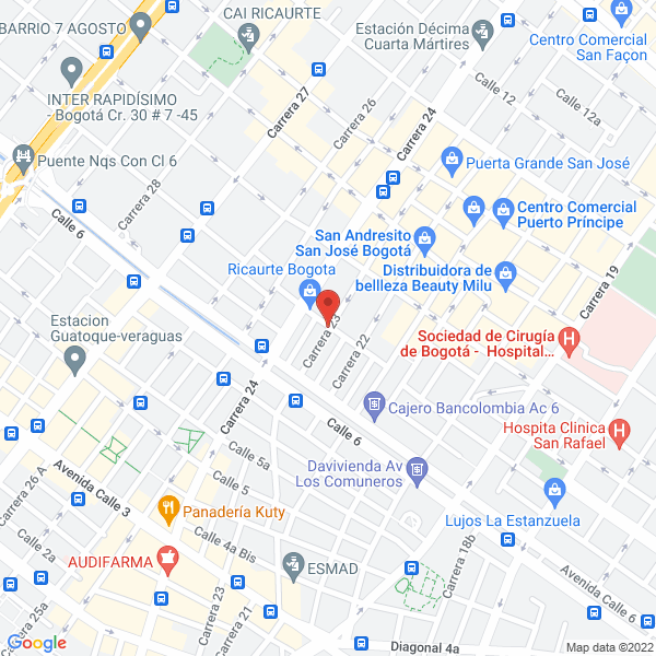 Map of Mil Llantas