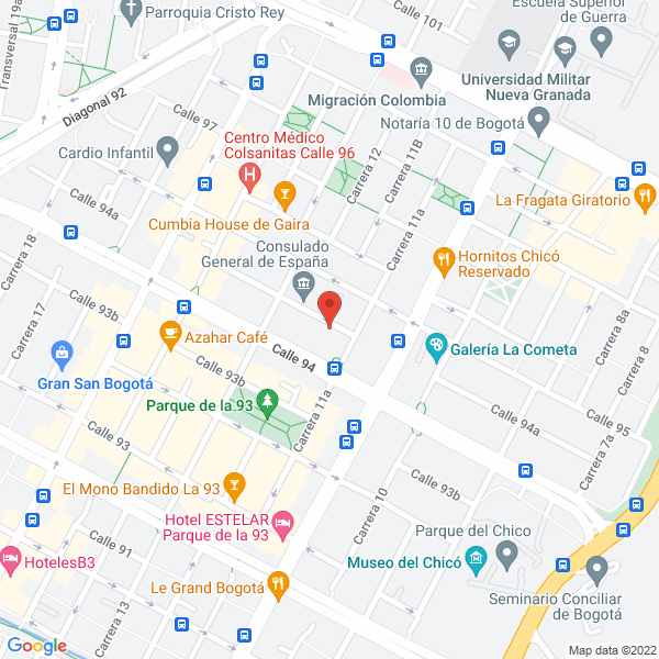 Map of Asociación Argentina De Colombia