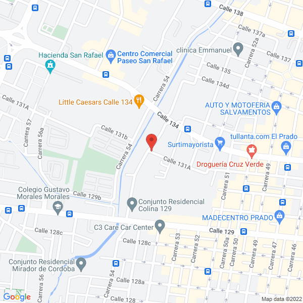 Map of Myriam Stella Martínez Granados