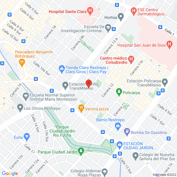 Map of Byron Ernesto Acosta Díaz