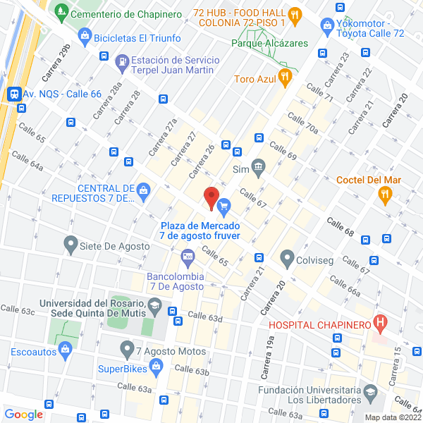 Map of Calzado Internacional Del 7 De Gosto