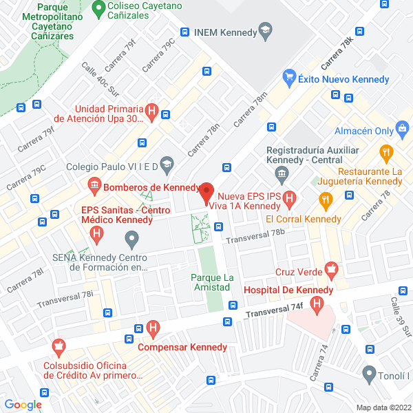 Map of José Gabriel Gasca Vega