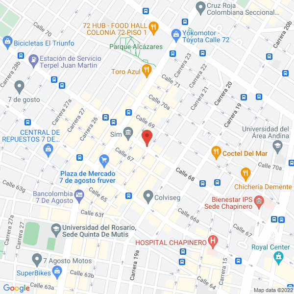 Map of Siprom Ltda.