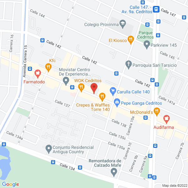 Map of Vaping Colombia