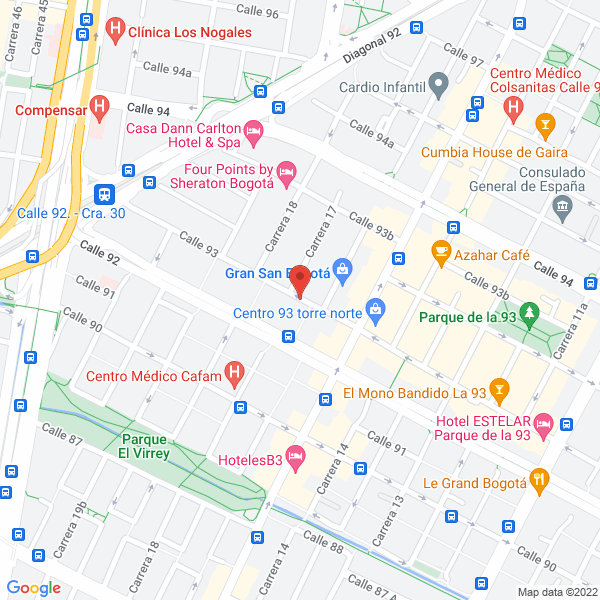 Map of Nvs Televisión