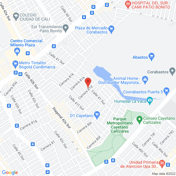 Map of Refriacuña S.A.S.